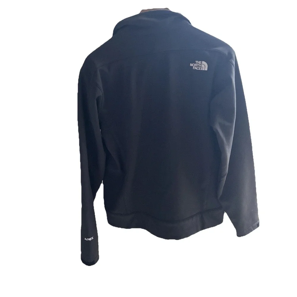 The North Face Medium Apex Men's Jacket Black Full Zip Wind Resistant Waterproo